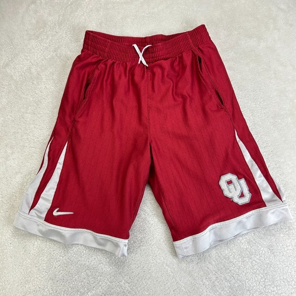 Nike Other - Nike Fit Dry Shorts Mens S Crimson Red White Oklahoma Sooners NCAA Team Apparel